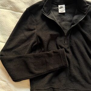 Nike women’s Black Half-Zip Fleece Pullover